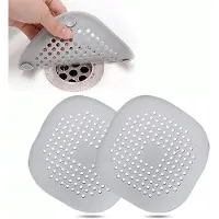 OEM Silikonische Abflussfilter, 2er-Satz, für Bad und Küche, Abflussfilter in Grau