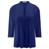 Peter Hahn Jerseybluse blau