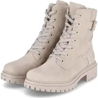 Rieker Winterstiefeletten Damen Textil & Synthetik Beige Größe: 40
