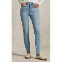 Ralph Lauren für Damen. 211969390001 Super Slim High Rise Jeans blau (24/32), Lässig, Baumwolle, Denim