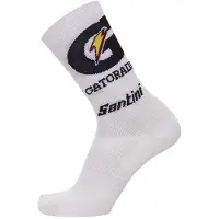 Santini - Lidl Trek Socks - Radsocken Gr 44-47 grau