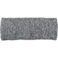 StyleBREAKER Stirnband "Strick Stirnband mit Rauten Muster", Damen, grau, 100% Polyacryl PAN., Modisch, Mützen Stirnband