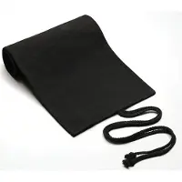 Merkloos Federmappe Stiftrolle Stifttasche - Schwarz - 24 Fächer - Rollbar - 34 x 20 cm - Für Zeichnen und Malen