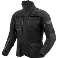 Rebelhorn Cubby 5 wasserdichte Motorrad Textiljacke, schwarz, L