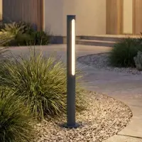 LINDBY LED-Wegeleuchte Liravel, Höhe 60 cm, anthrazit, IP65