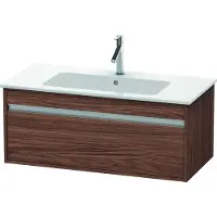 Duravit Waschtischunterschrank Ketho 100x47,5cm, Nussb dkl., 1 Ausz., wandhängend
