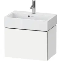 Duravit L-Cube Waschtischunterbau wandhängend, Compact, 1 Auszug, 584x394x391mm, LC611901818, Farbe: Weiß Matt Dekor