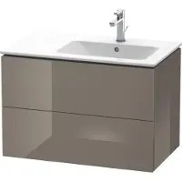 Duravit Waschtischunterbau L-CUBE 550x820x481mm Be re fla grey hochglanz