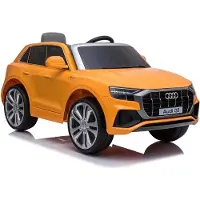 NASZEDZIECI Fahrt mit dem Auto Audi Q8 JJ2066 Gelb lackiert