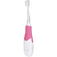 Meriden KIDDY Schallzahnbürste für Kinder 1-4 Jahre Pinguin elektrische Zahnbürste Pink + 2 Ersatzbürsten