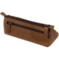 OEM Leder Etui, Braun, 20 x 7 x 7 cm
