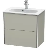 Duravit WT-Unterbau XSQUARE COMPACT 560x610x388mm taupe seidenmatt