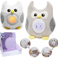 Woopie Kuschelschlafprojektor 2in1 Eule - 10 Schlaflieder