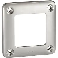 Legrand 077851 Rahmen 1-fach Soliroc IP55 IK10 grau