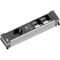 Bachmann 916.0041 POWER FRAME 1xCEE7/3 1xUSB Charger 2xCM 0,2m 9160041