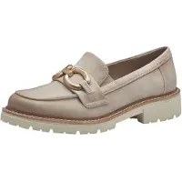 Jana Damenschuhe Halbschuhe Slipper Beige Freizeit