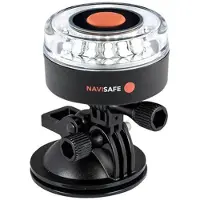 Navisafe - NS041 - NAVI LIGHT 360° weiß mit Saugnapf-Halterung