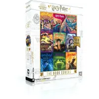New York Puzzle Company Harry Potter Puzzle XXL Book Cover Collage 500 Teile