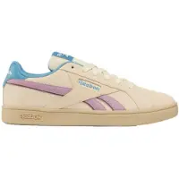 Reebok Damen Halbschuhe Schnürer aus Naturleder Beige Flach
