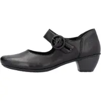 Rieker Ballerinas mit Absatz aus Leder