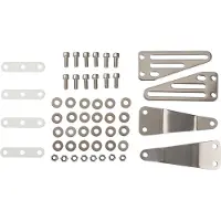 Surly Gepäckträger Montageset Plate Kit 2, VR, für Unicrown Gabeln