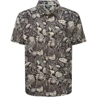 Sherpa Herren Balun Kurzarmhemd Black Tropical M