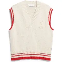 Armedangels - Women's Iconic ŠCollege Knit Vest - Pullover Gr L weiß