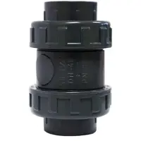 Oku Obermaier Rückschlagventil mit Klebemuffe, Ø 63 mm, grau
