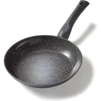 Stoneline Ceramic Bratpfanne 20 cm Keramikpfanne Induktion Antihaft Pfanne Keramikbeschichtung mit echten Steinpartikeln, Pfanne PFAS-frei, Für alle Herdarten, Backofengeeignet
