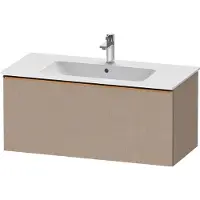 Duravit D-Neo Waschtischunterbau wandhängend, 1010x440x462mm, 1 Auszug, mit Griff Bronze gebürstet, DE4263004750000, Farbe: Leinen Matt Dekor