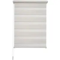 Liedeco Duo-Rollo Klemmfix mini, transparent und blickdicht, für Licht- und Sichtschutz