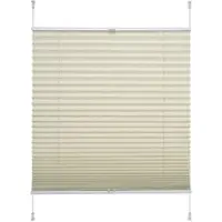 Liedeco Klemmfix Thermo Plissee, 60x130 cm - beige