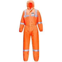 Portwest ST36 Antistatik VisTex Chemikalien SMS Overall Orange Gr. M