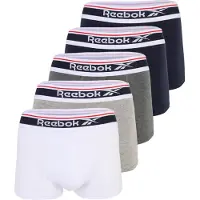 Reebok Boxer "JAY" basic, bequem, weich, mit Logo, breiter Bund, Baumwollmix