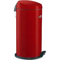 M. Westermann & Co. GmbH Wesco Abfallsammler Capboy Maxi Base, Tretabfallsammler, Mülleimer, Rot, Stahlblech, 22 L, 121531-02