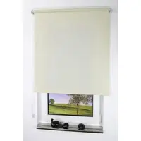 Liedeco Seitenzug-Rollo, cremefarben, Polyester - braun