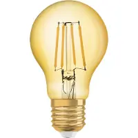 Osram LED 1906 Vintage standard 55W/825 filament guld E27