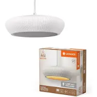 Ledvance Deckenlampe Pendelleuchte Decor Plaster Pure E27 Weiß