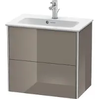 Duravit WT-Unterbau XSQUARE COMPACT 560x610x388mm flannel grey hochglanz