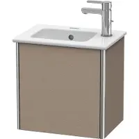 Duravit Waschtischunterbau XSQUARE 400x410x289mm Türanschlag links leinen