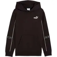 Puma ESS TAPE Layout Hoodie FL B - schwarz, Größe:176
