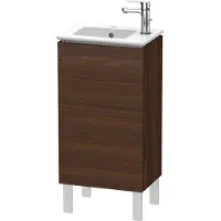 Duravit Waschtischunterschrank L-Cube 42x29,4x70,4cm, st, Tür li, Nussb geb.