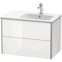 Duravit Waschtischunterbau XSQUARE 560x810x478mm Be rechts weiss hochglanz