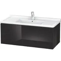 Duravit Waschtischunterbau L-CUBE 469x1020x408mm schwarz hochglanz