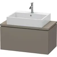Duravit Konsolenunterschrank L-CUBE 400x820x477mm flannel grey seidenmatt