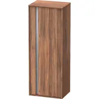 Duravit Ketho Halbhochschrank, 500x1320x360 mm, eine Tür, Anschlag rechts, KT1267R7979, Farbe: Nussbaum Natur Dekor