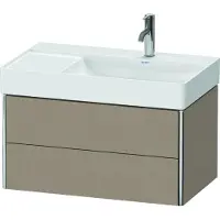 Duravit XSquare Waschtischunterbau wandhängend 78,4x46,0 cm, 2 Schubkästen, für Waschtisch DuraSq
