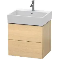 Duravit Waschtischunterbau L-CUBE 544x584x459mm mediterrane eiche