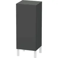Duravit Halbhochschrank L-Cube individual, Tür links, graphit matt