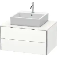 Duravit Waschtischunterbau XSQUARE 400x800x548mm weiss seidenmatt